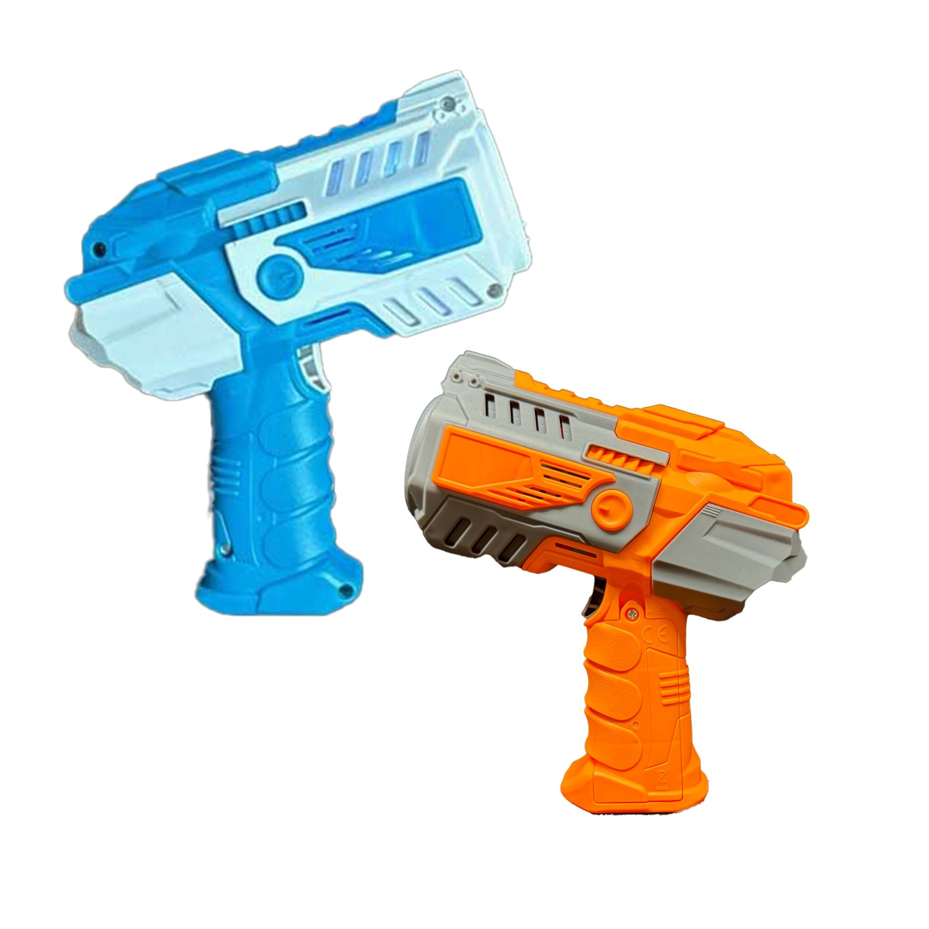 Light Up Bubble Blaster Toy Gun Assorted Blue White or Orange White All Products 4