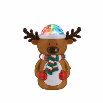 Light Up Christmas Reindeer Glowing Prism Projector All Products