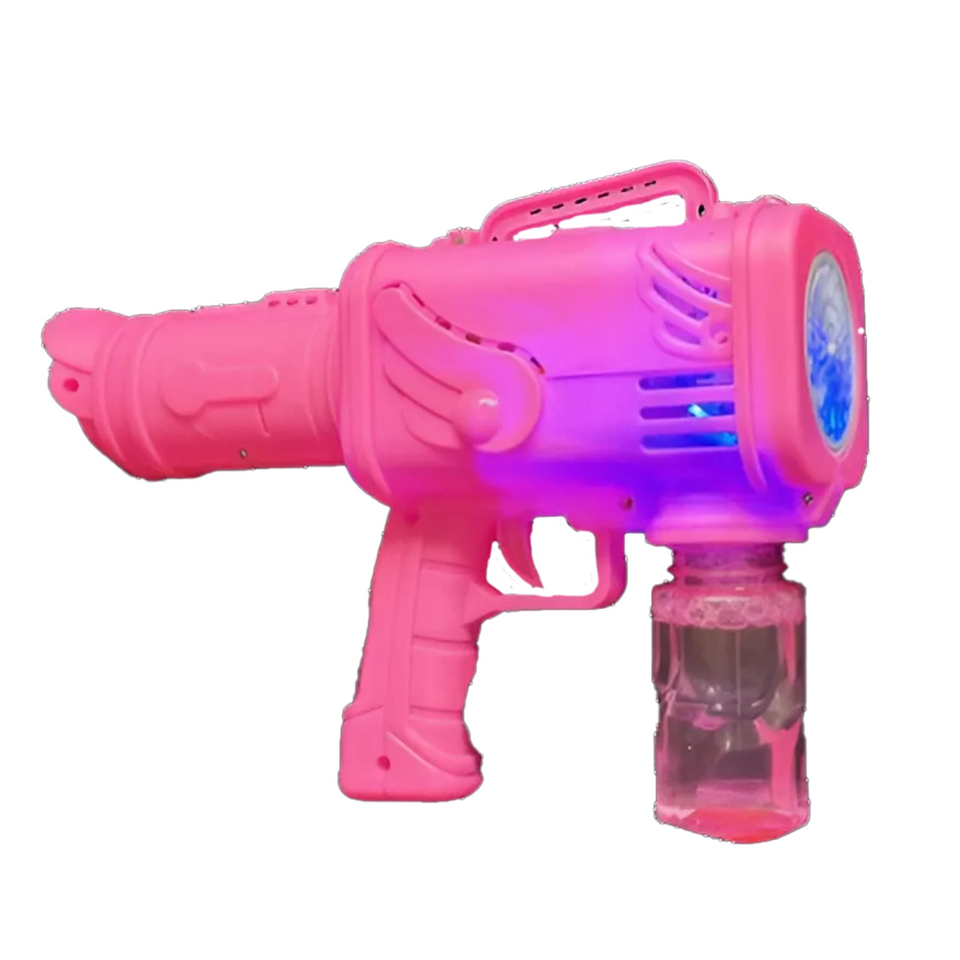 Light Up Musical Bubble Blasting Bazooka Gun Assortment of Blue and Pink All Products 3