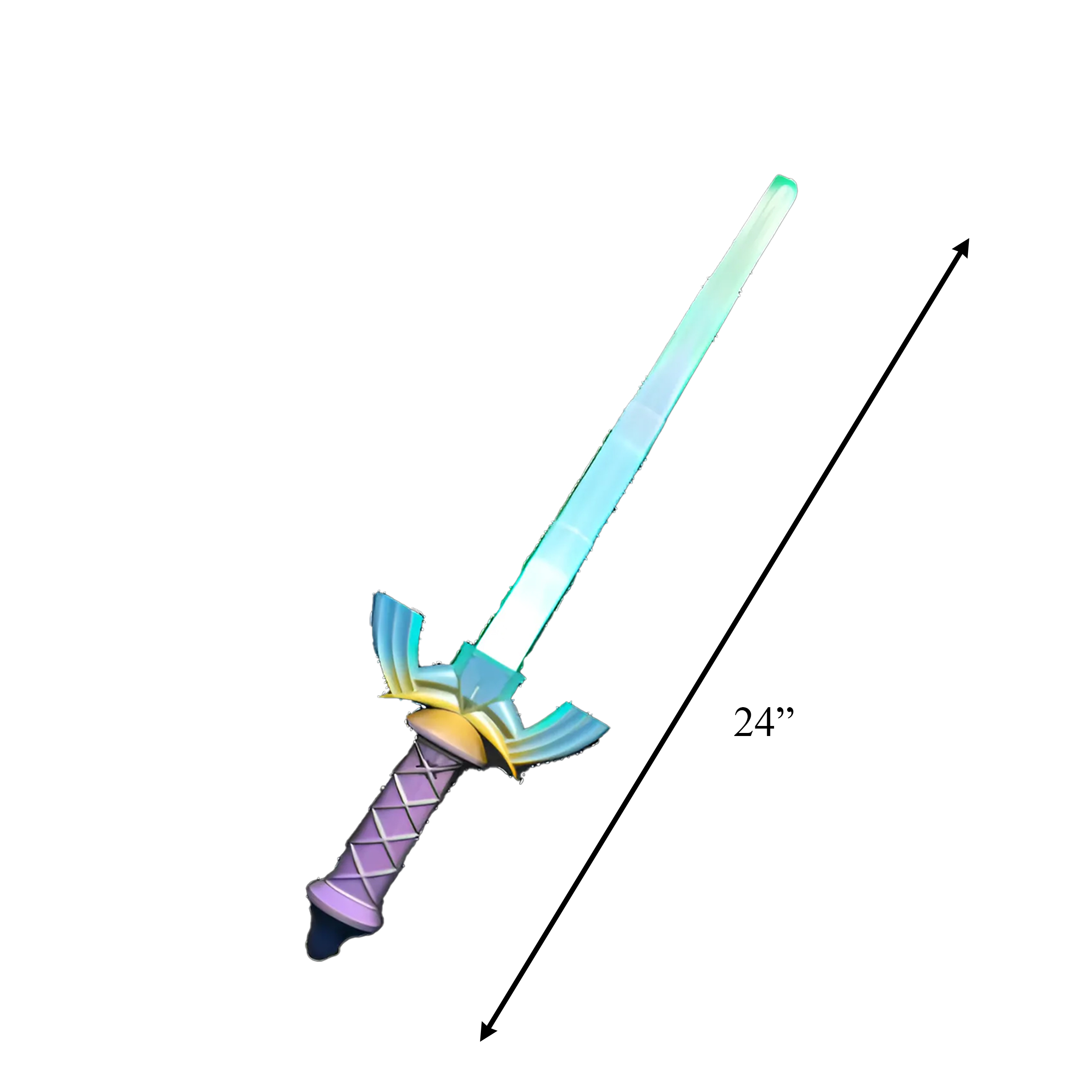 Light Up Pirate Rapier Expandable Sword