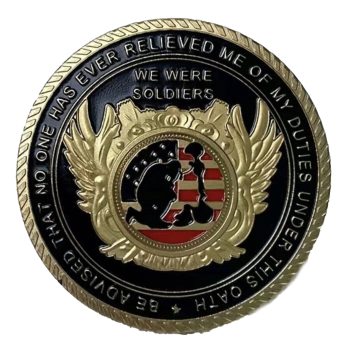 US Veteran Military Challenge Soldiers Oath Commemorative Gold Plated Coin All Products