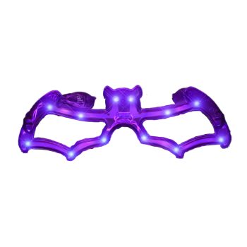 LED Bat Shaped Sunglasses Purple All Products