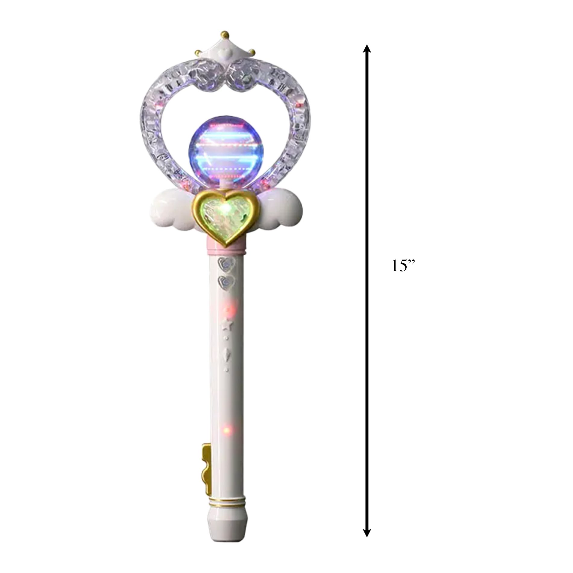 Light Up Angel Wings Heart Wand All Products 5