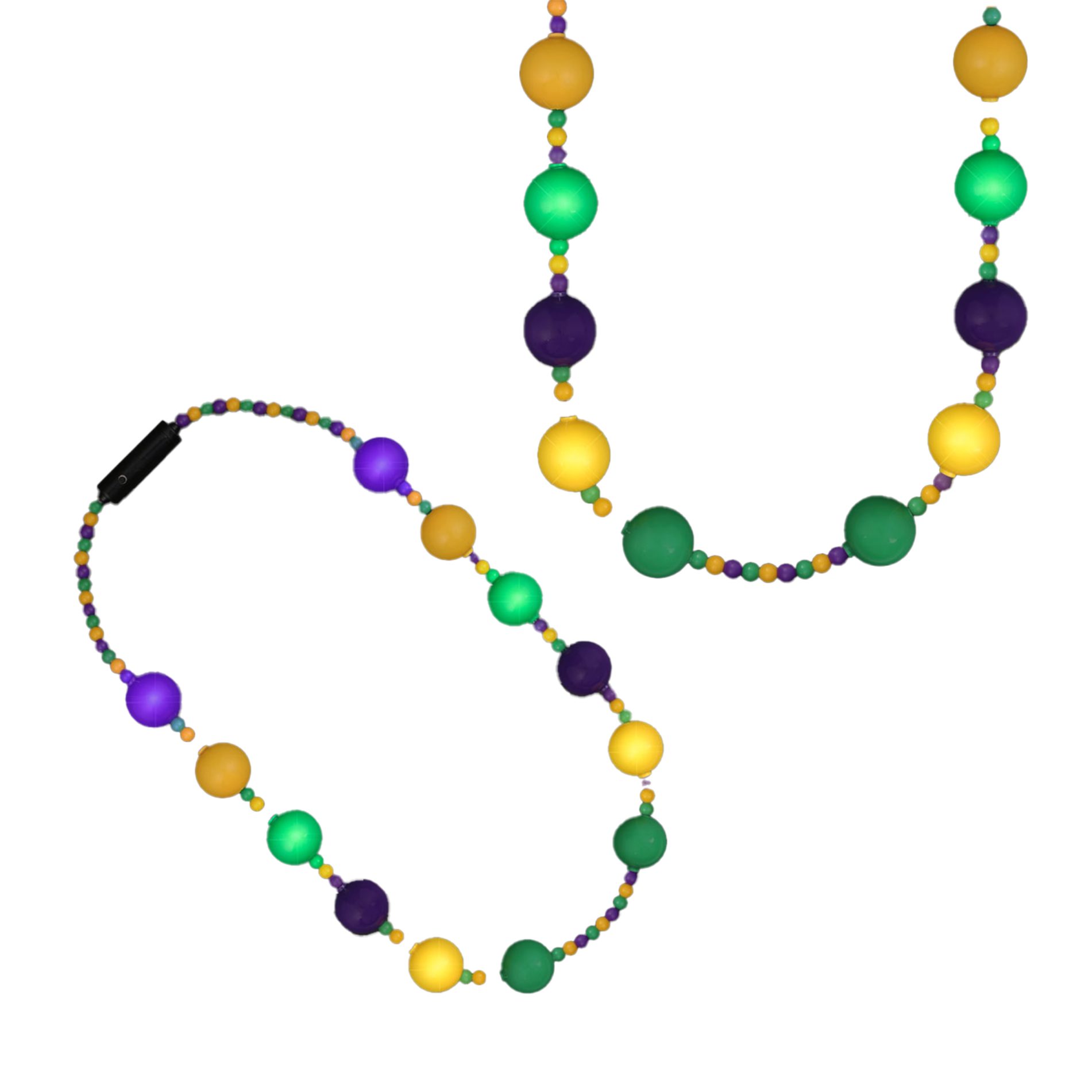 Light Up Party Balls Mardi Gras Beaded Festival Necklace All Products 6