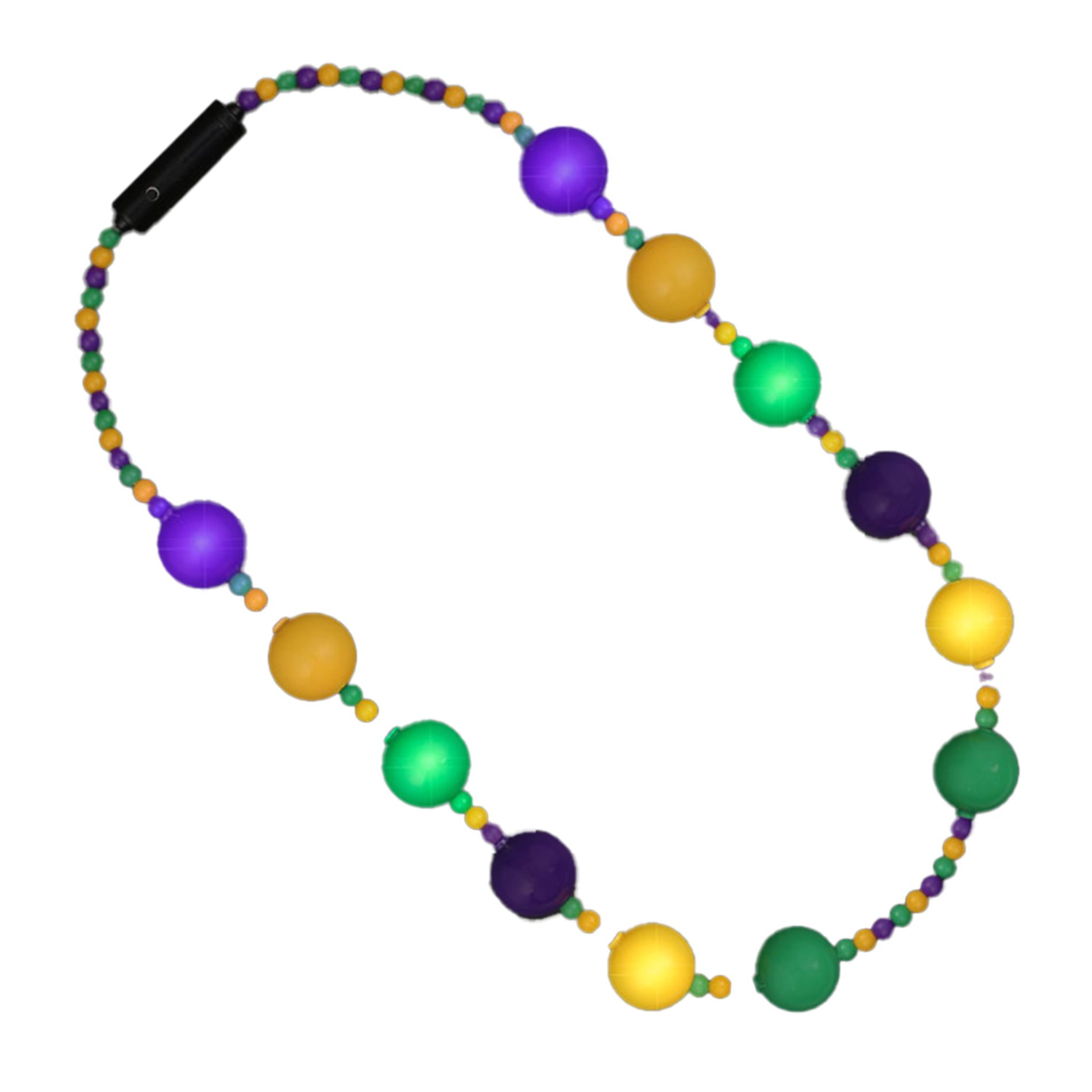 Light Up Party Balls Mardi Gras Beaded Festival Necklace All Products 3