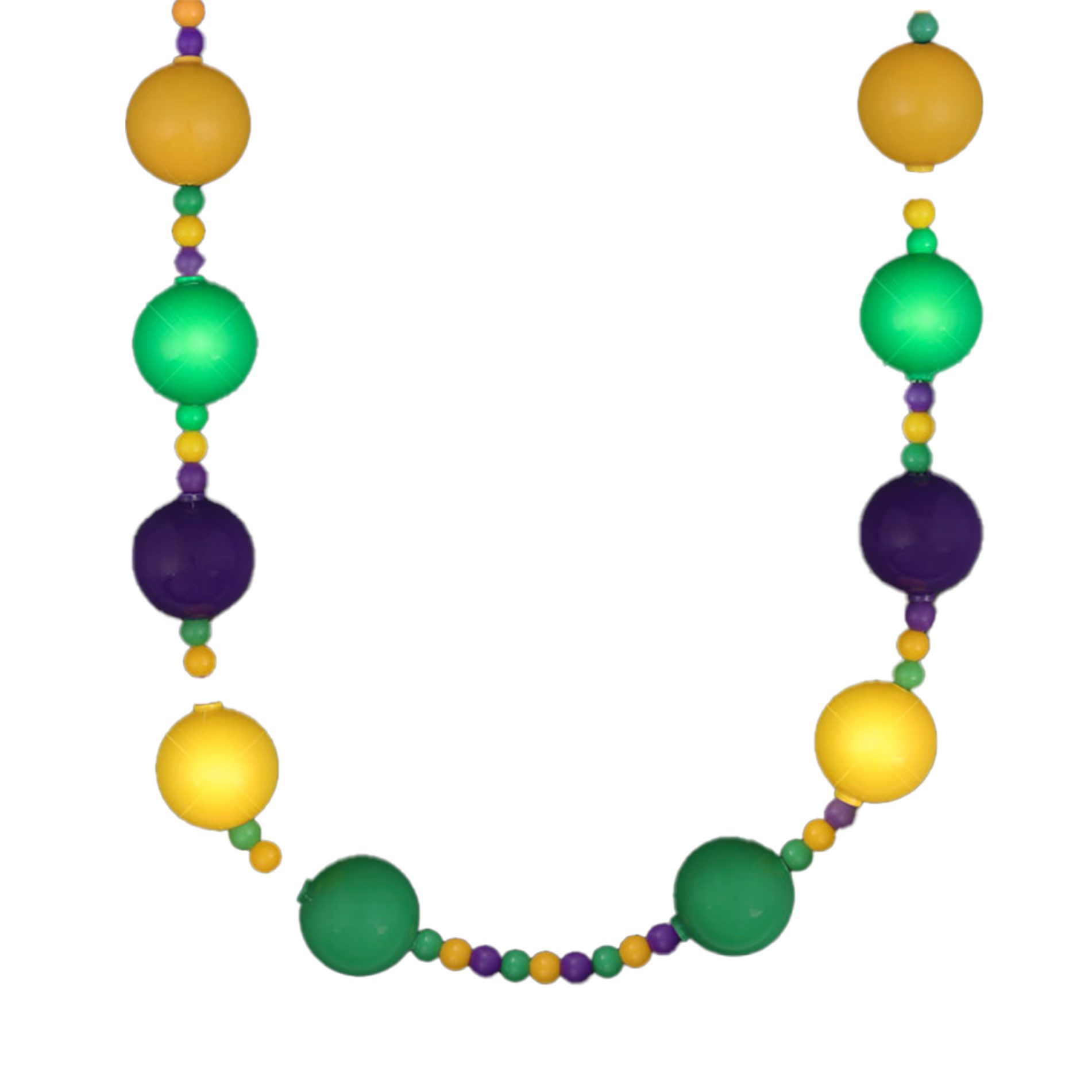 Light Up Party Balls Mardi Gras Beaded Festival Necklace All Products 5