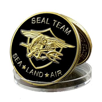 SEAL Team Challenge Commemorative Gold Plated Coin All Products