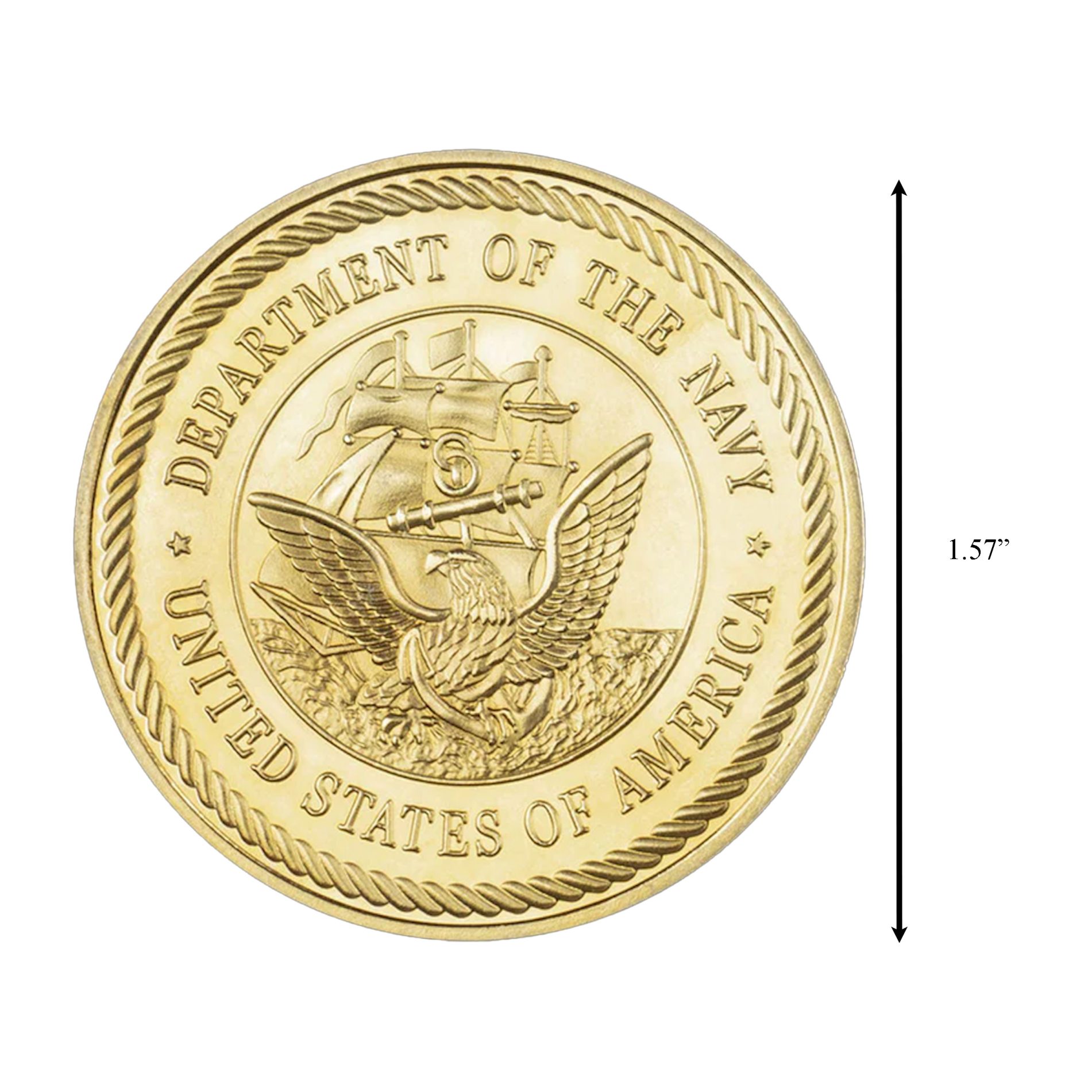 SEAL Team Challenge Commemorative Gold Plated Coin All Products 7