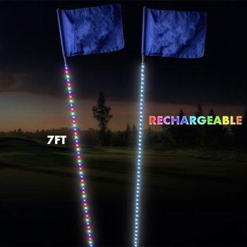 LED 84 Inch Multicolor Rechargeable Flag Stick with Remote Control Sold per piece All Products