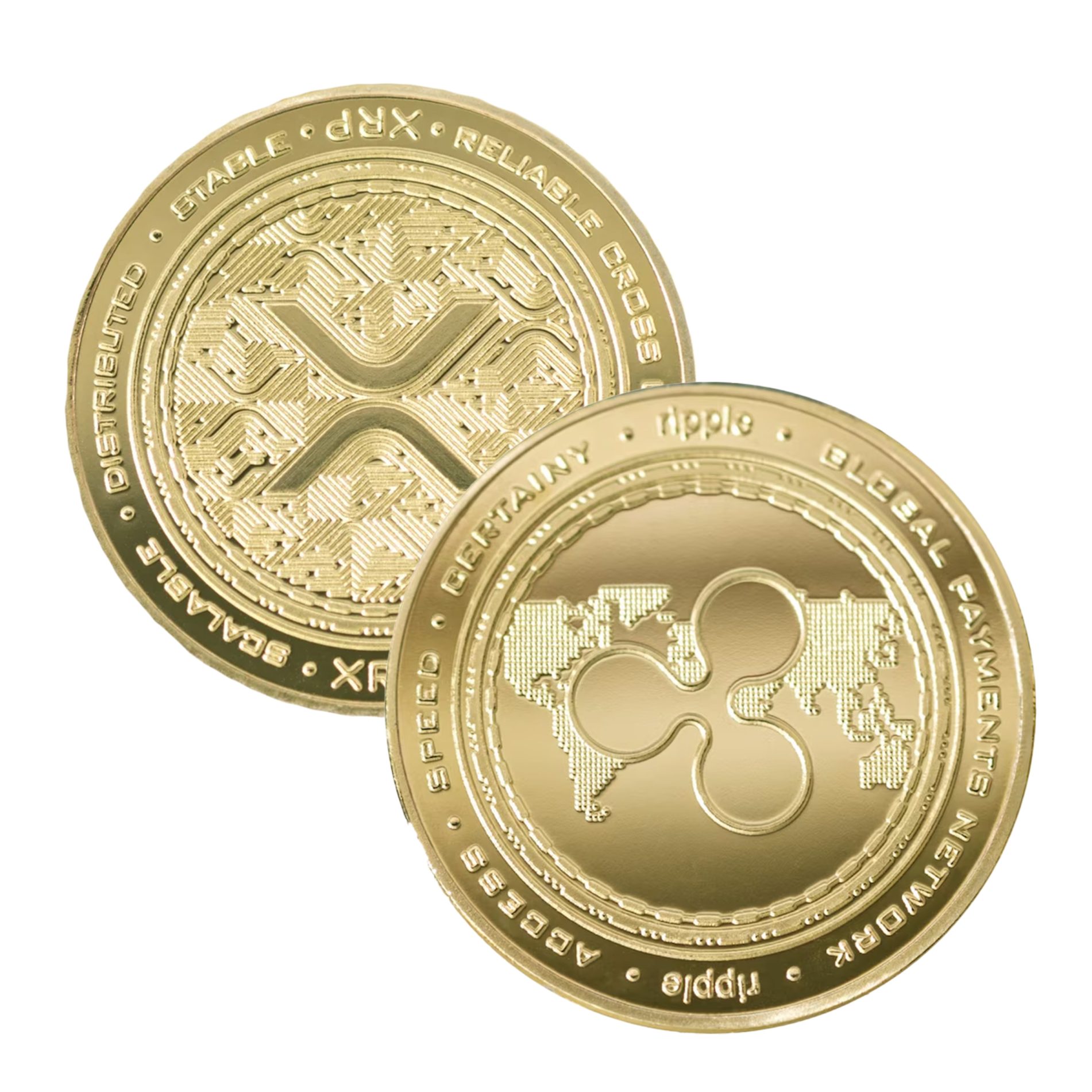 XRP Ripple Blockchain Crypto Gold Plated Coin All Products 6