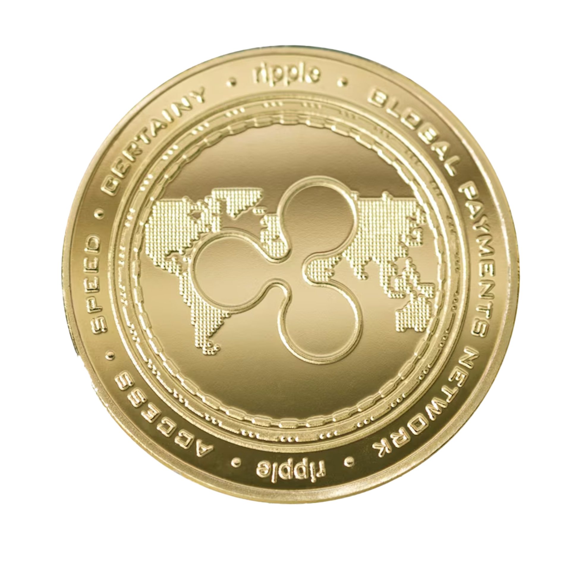 XRP Ripple Blockchain Crypto Gold Plated Coin All Products 5