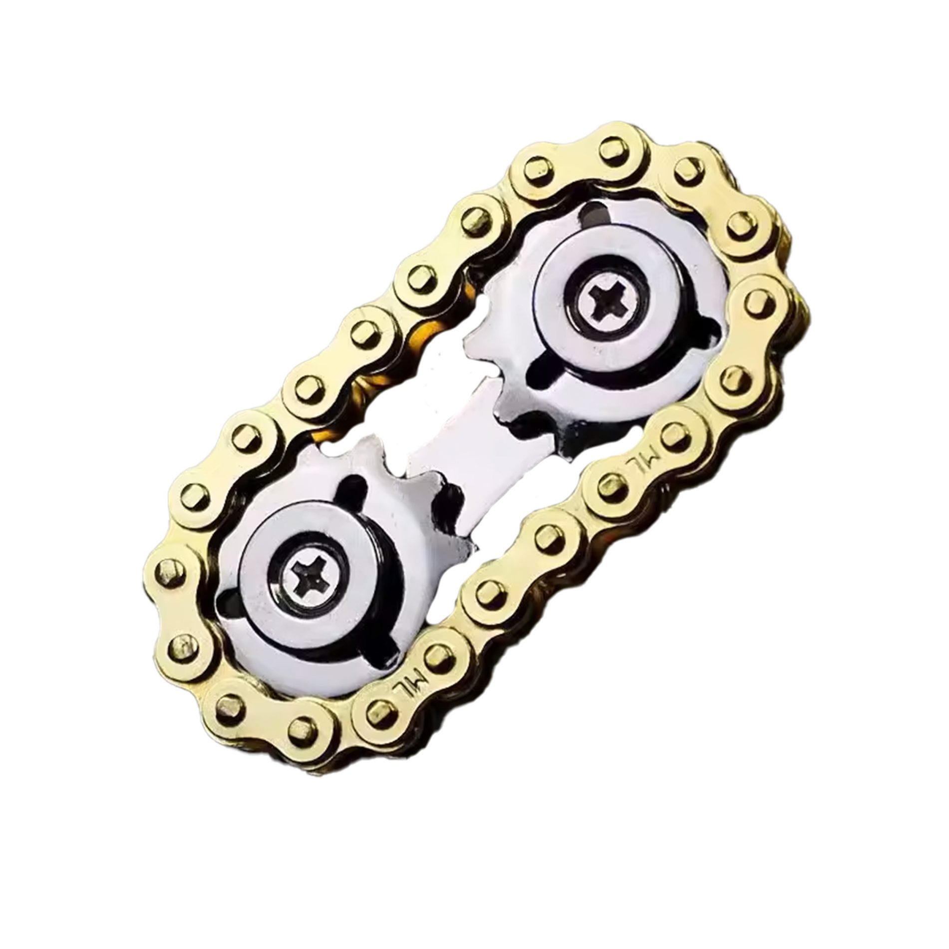 Gold Bike Chains Fidget Toy Spinner All Products 3