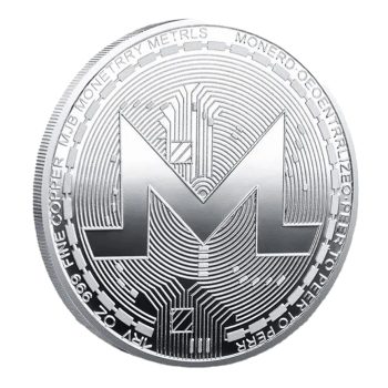 Monero Blockchain Crypto Silver Plated Coin All Products