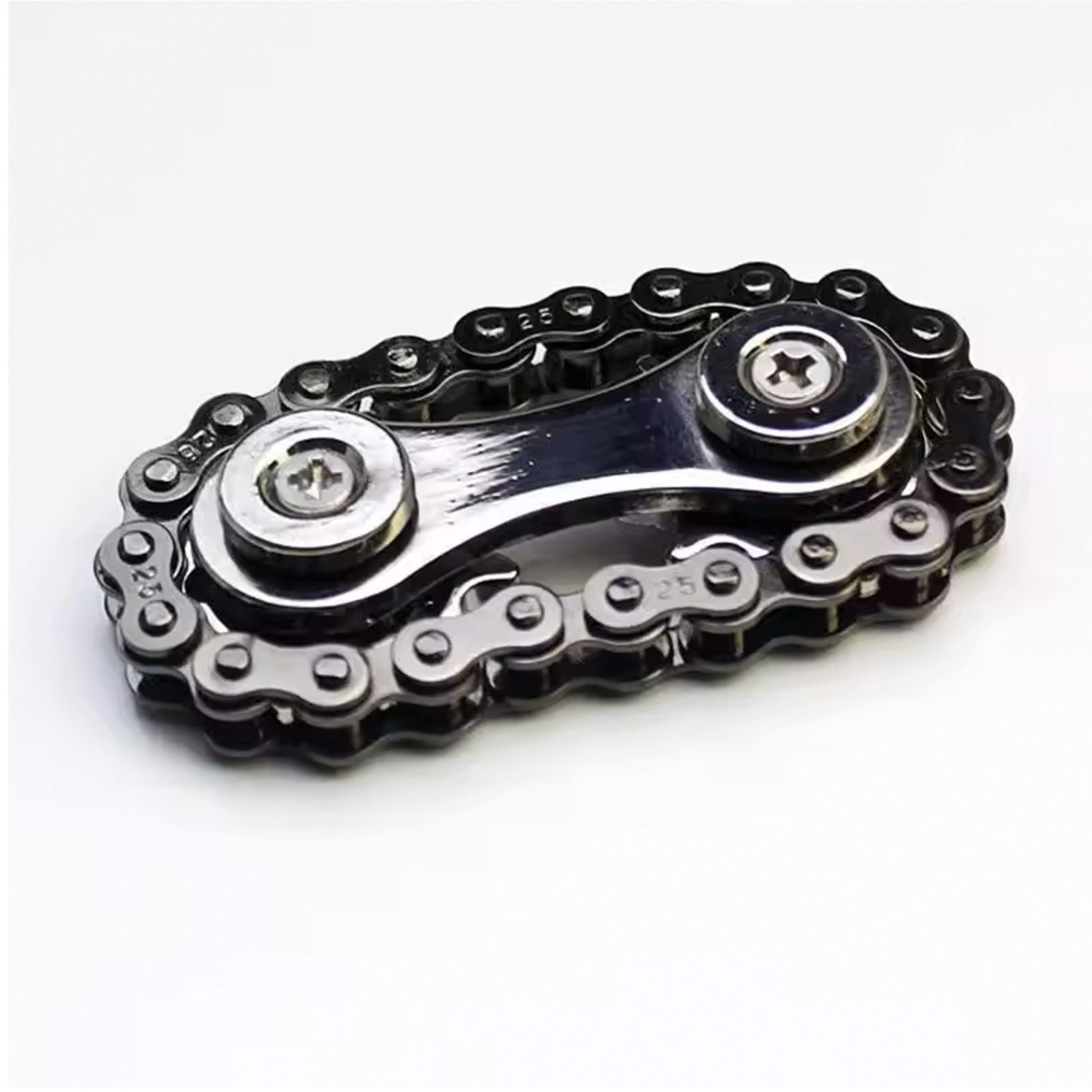 Silver Bike Chains Fidget Toy Spinner All Products 5