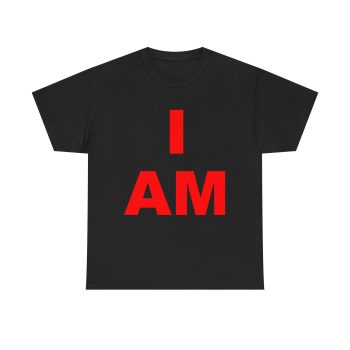 “I AM” Consciousness Tee – Embody Your Strength (Red) Unisex Heavy Cotton Tee Non-Light Up Apparel