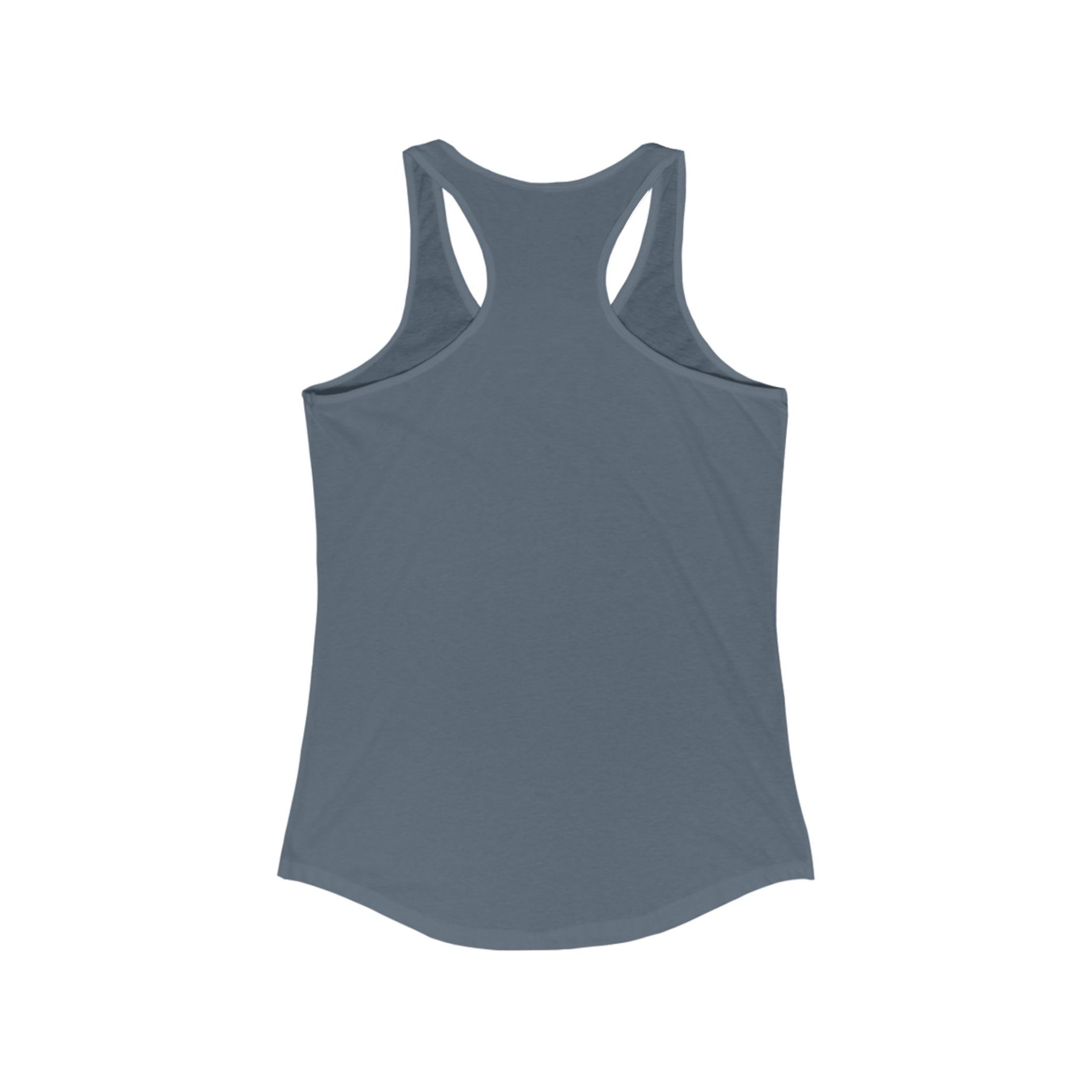 “I AM” Tranquility Tank – Blue Print, Bold & Centered Women’s Ideal Racerback Tank 22