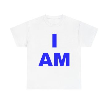 Blue “I AM” Consciousness Tee – Declare Your Infinite Self Unisex Heavy Cotton Tee