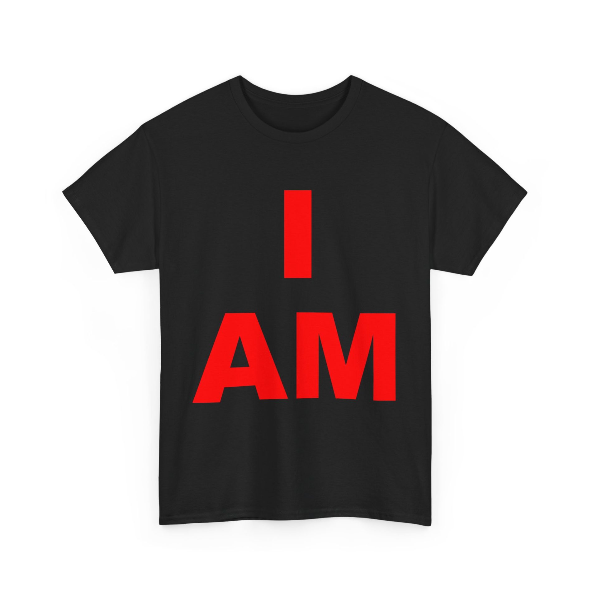 “I AM” Consciousness Tee – Embody Your Strength (Red) Unisex Heavy Cotton Tee Non-Light Up Apparel 5