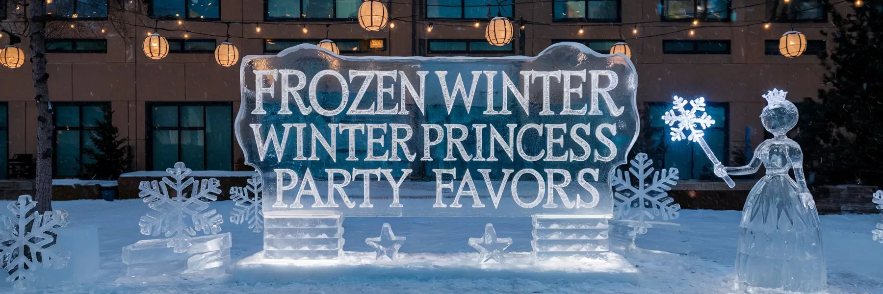 Frozen Winter Princess Party Favors