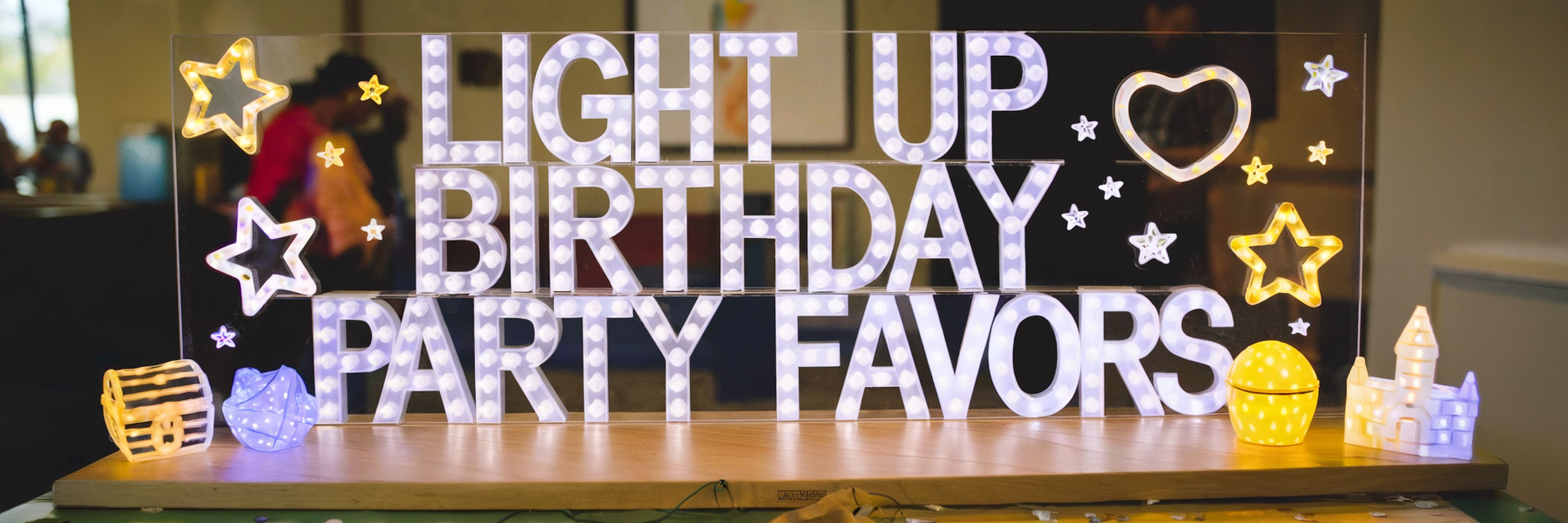 Light Up Birthday Party Favors