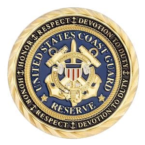 Semper Paratus US Coast Guard Commemorative Gold Plated Coin All Products
