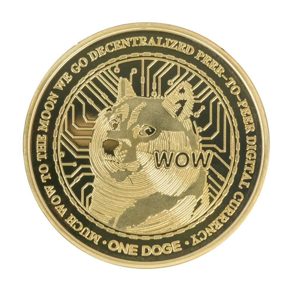 Shiba Inu Much WOW Dogecoin Commemorative Gold Coin All Products 3