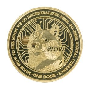 Shiba Inu Much WOW Dogecoin Commemorative Gold Coin Shiba Inu Much WOW Dogecoin Commemorative Gold Coin