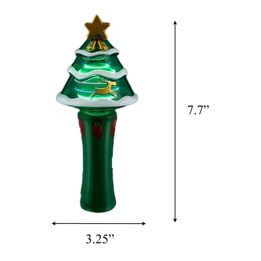 Light Up Christmas Tree Wand with Multicolor Spinning LEDs All Products 4