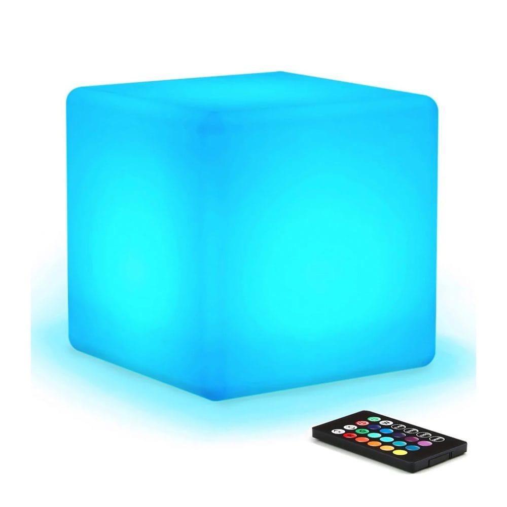 24 Inch LED Cube Light Chair Stool Table Furniture All Products 3