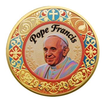 Pope Francis Commemorative Gold Plated Faith Coin All Products