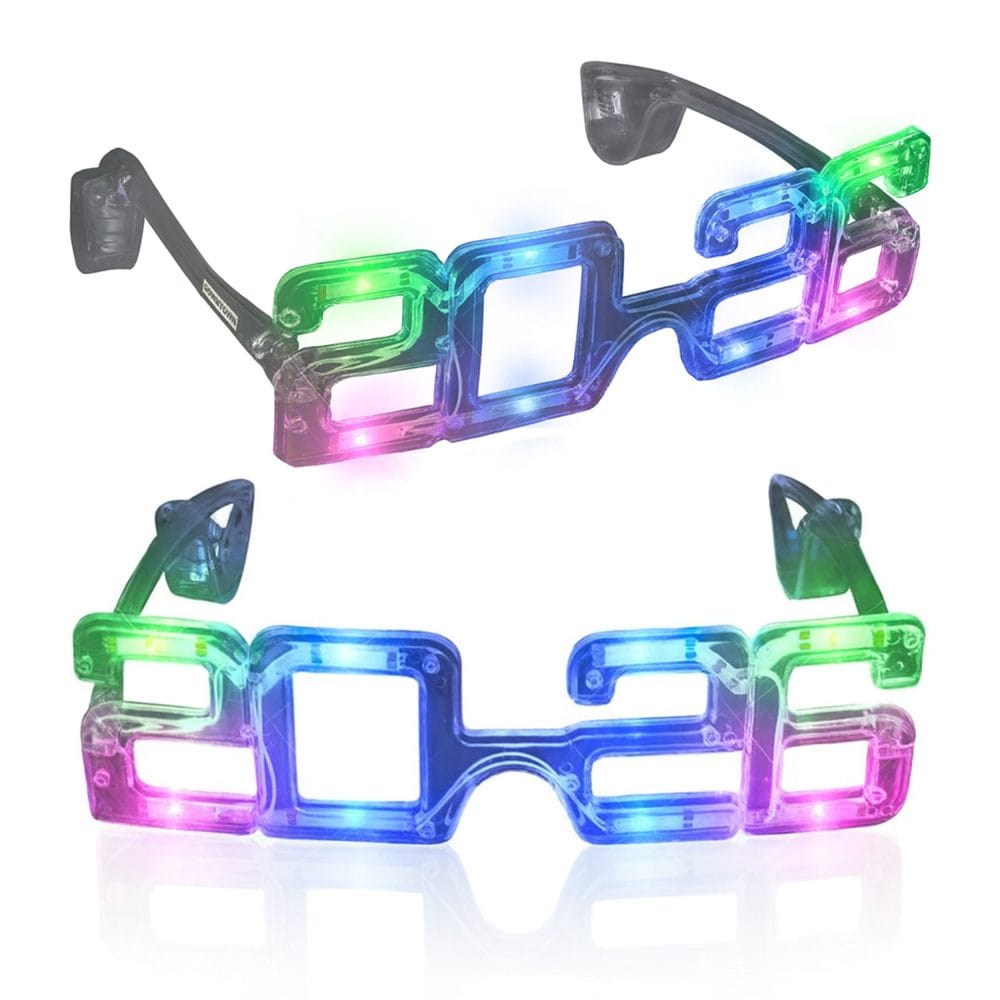 2026 Happy New Year Light Up Party Glasses All Products 6