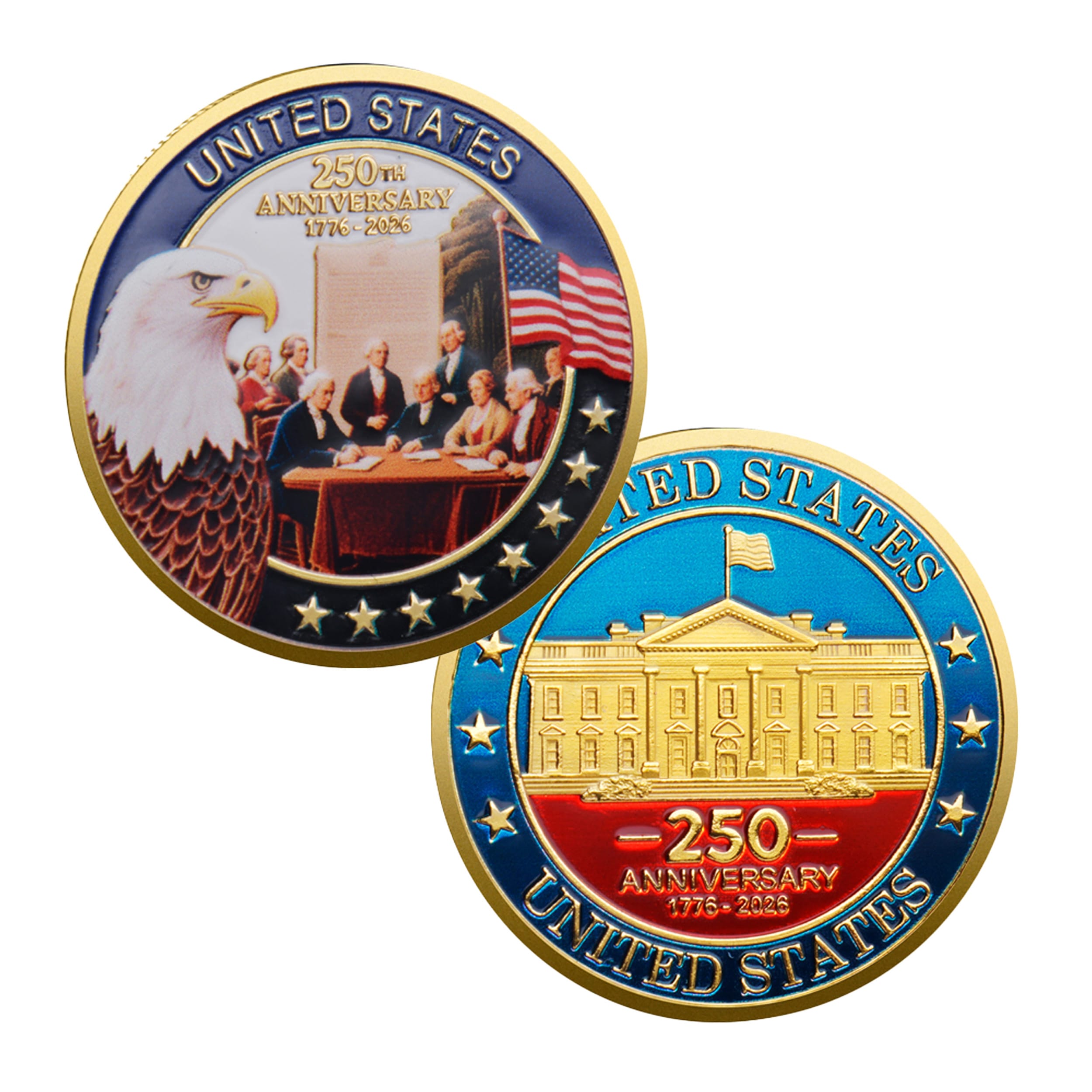 250th Anniversary of the United States Commemorative Gold Plated Coin Founders Edition All Products 250th Anniversary of the United States Commemorative Gold Plated Coin Founders Edition All Products 6