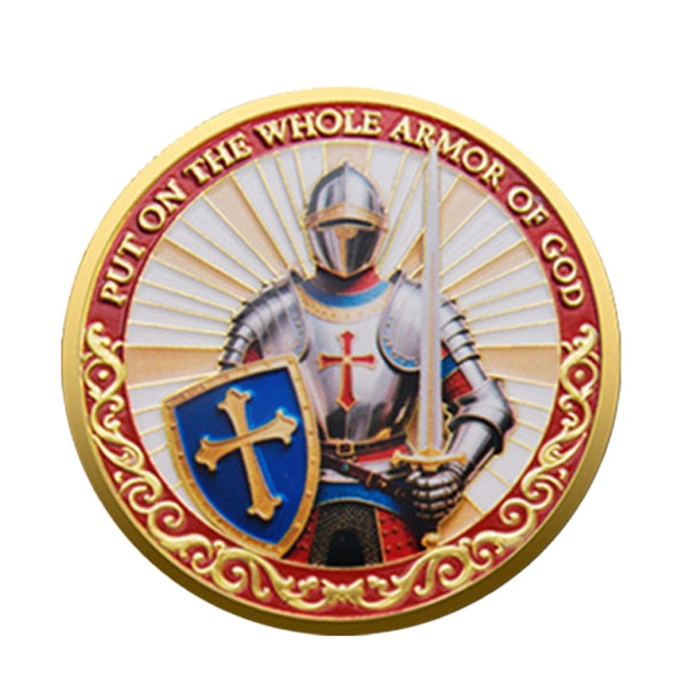 Guardian Edition Put on the Whole Armor of God Christian Gold Plated Coin All Products 3