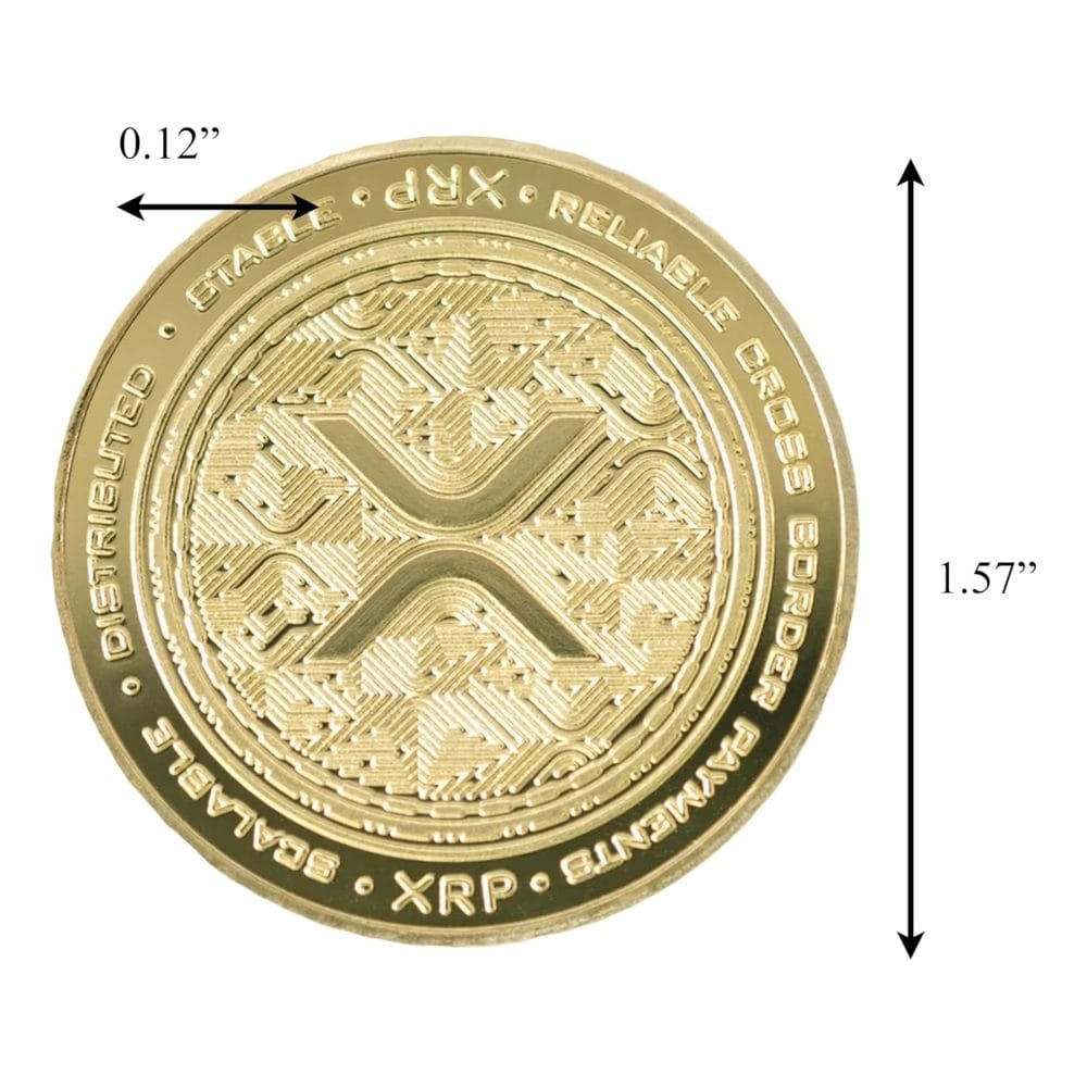 Ripple Royalty Edition XRP Collector Gold Plated Coin All Products 5
