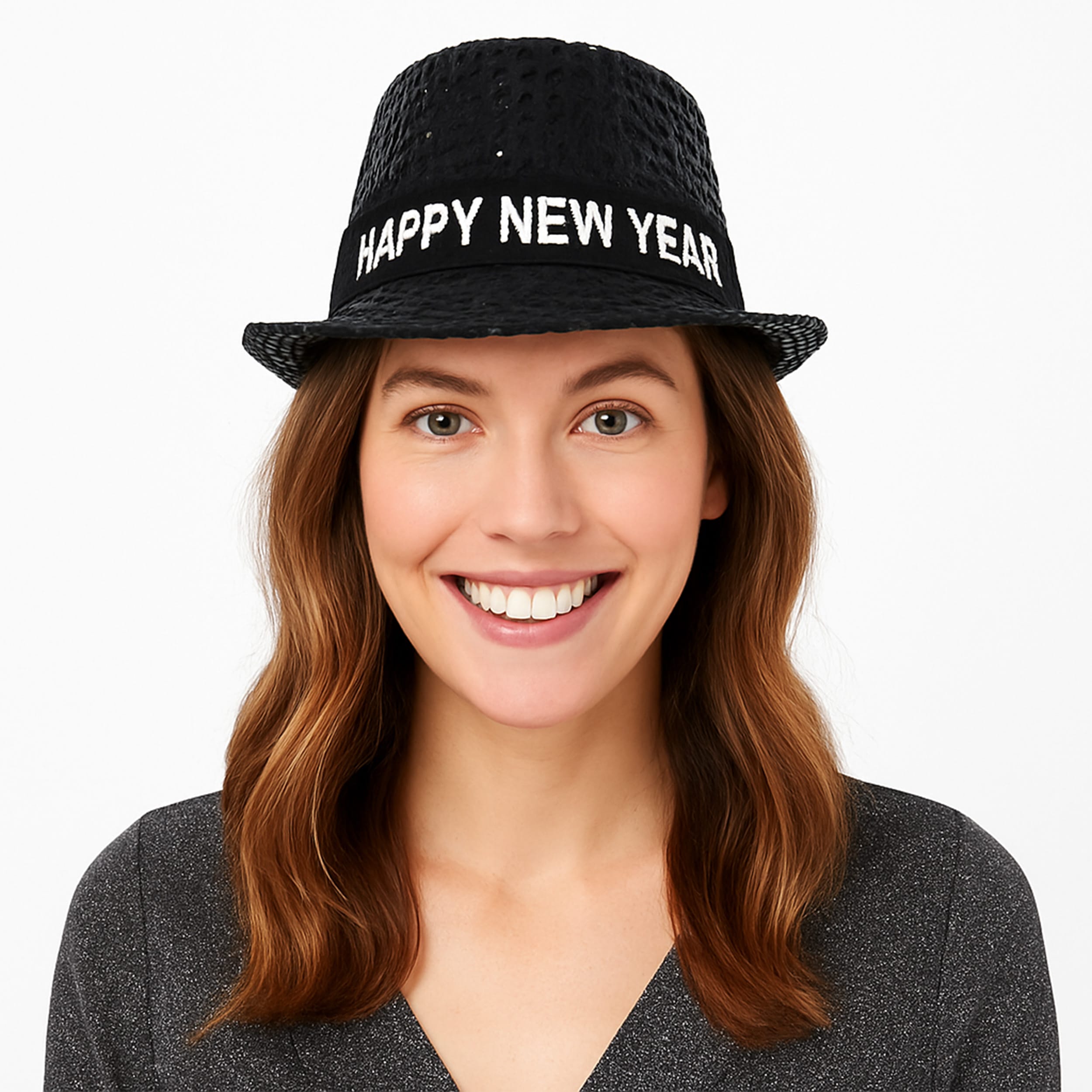 Light Up LED Happy New Year Fedora Black Pack of 6 All Products Light Up LED Happy New Year Fedora Black Pack of 6 All Products 3