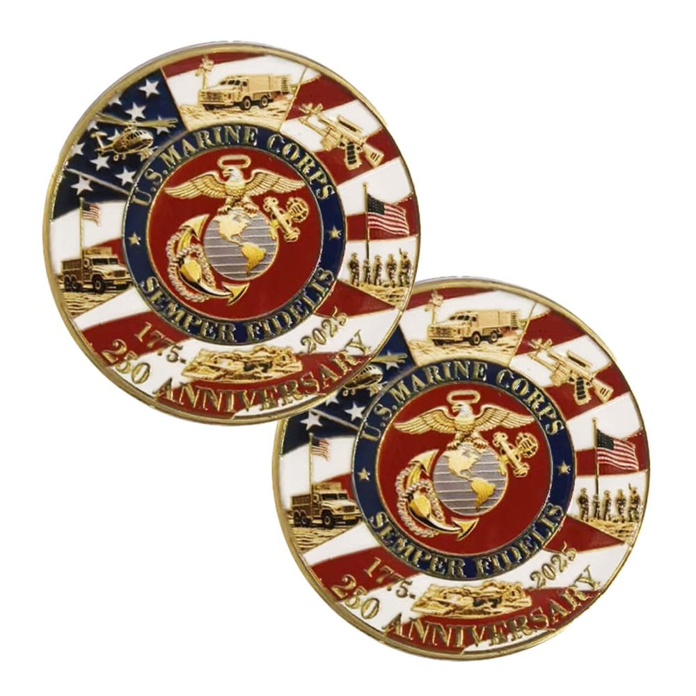 Legacy March Edition US Marine Corps 250th Anniversary Challenge Coin All Products 5