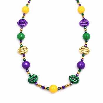 Carnival Lip Charm Beads Mardi Gras Necklace All Products