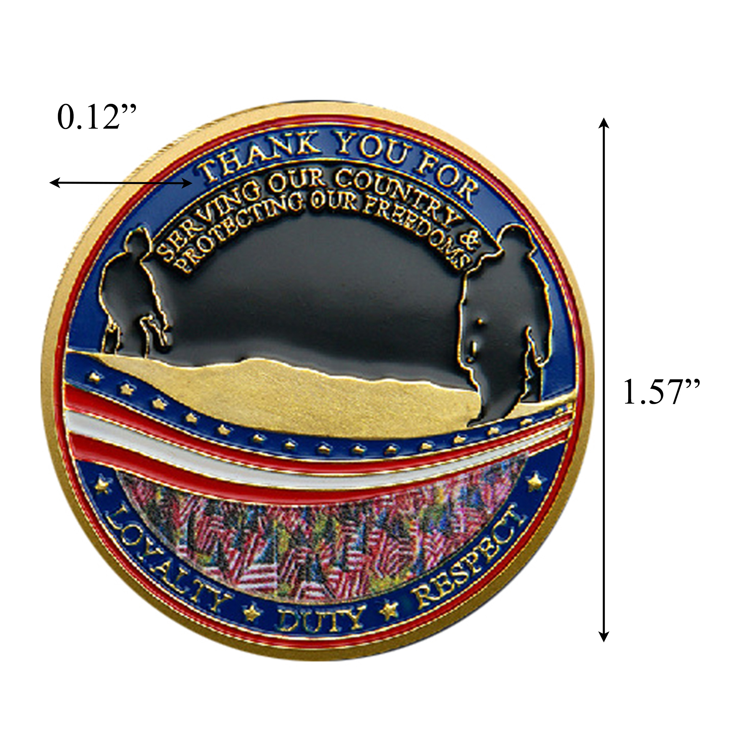 Honor the Veterans Gold Plated Challenge Coin All Products Honor the Veterans Gold Plated Challenge Coin All Products 4