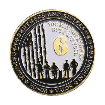 I Got Your 6 Police Gold Plated Challenge Coin All Products I Got Your 6 Police Gold Plated Challenge Coin All Products