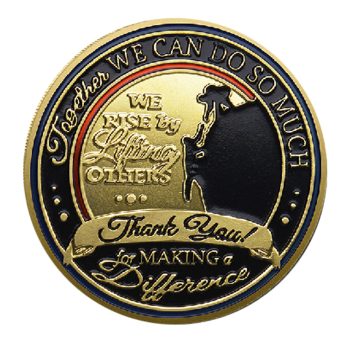 Inspirational Gratitude Challenge Gold Plated Appreciation Coin All Products