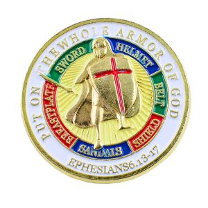 Put On the Whole Armor of God Gold Plated Hard Enamel Lapel Pin All Products Put On the Whole Armor of God Gold Plated Hard Enamel Lapel Pin All Products