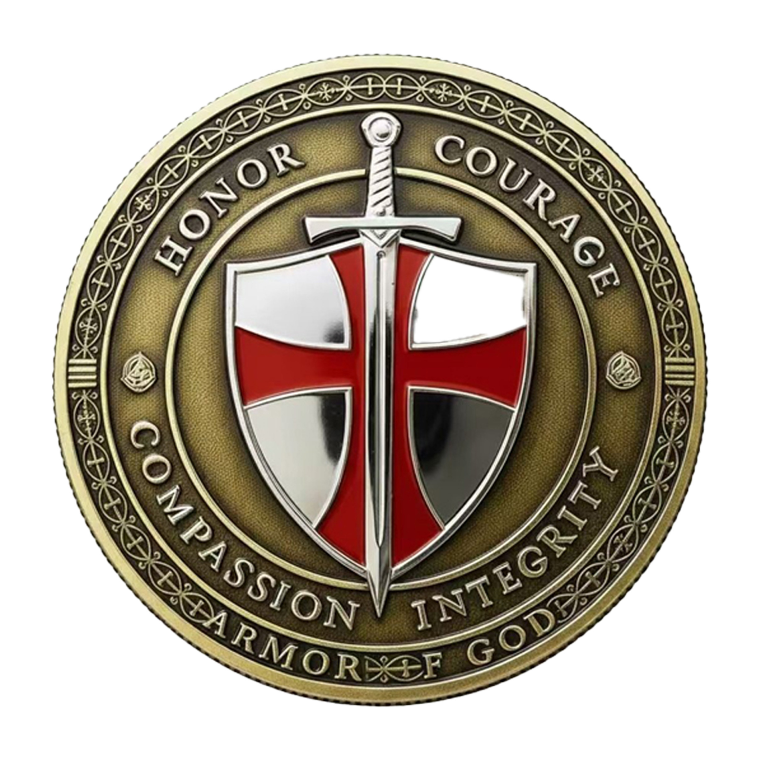 Covenant Edition Put on the Whole Armor of God Christian Gold Plated Coin All Products Covenant Edition Put on the Whole Armor of God Christian Gold Plated Coin All Products 3