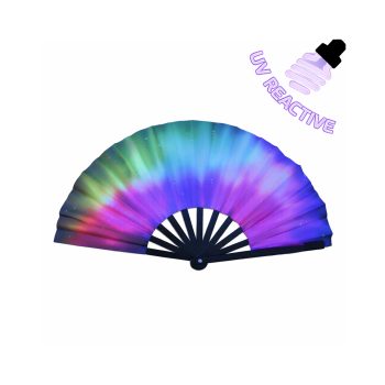UV Reactive Blacklight Foldable Hand Fan All Products