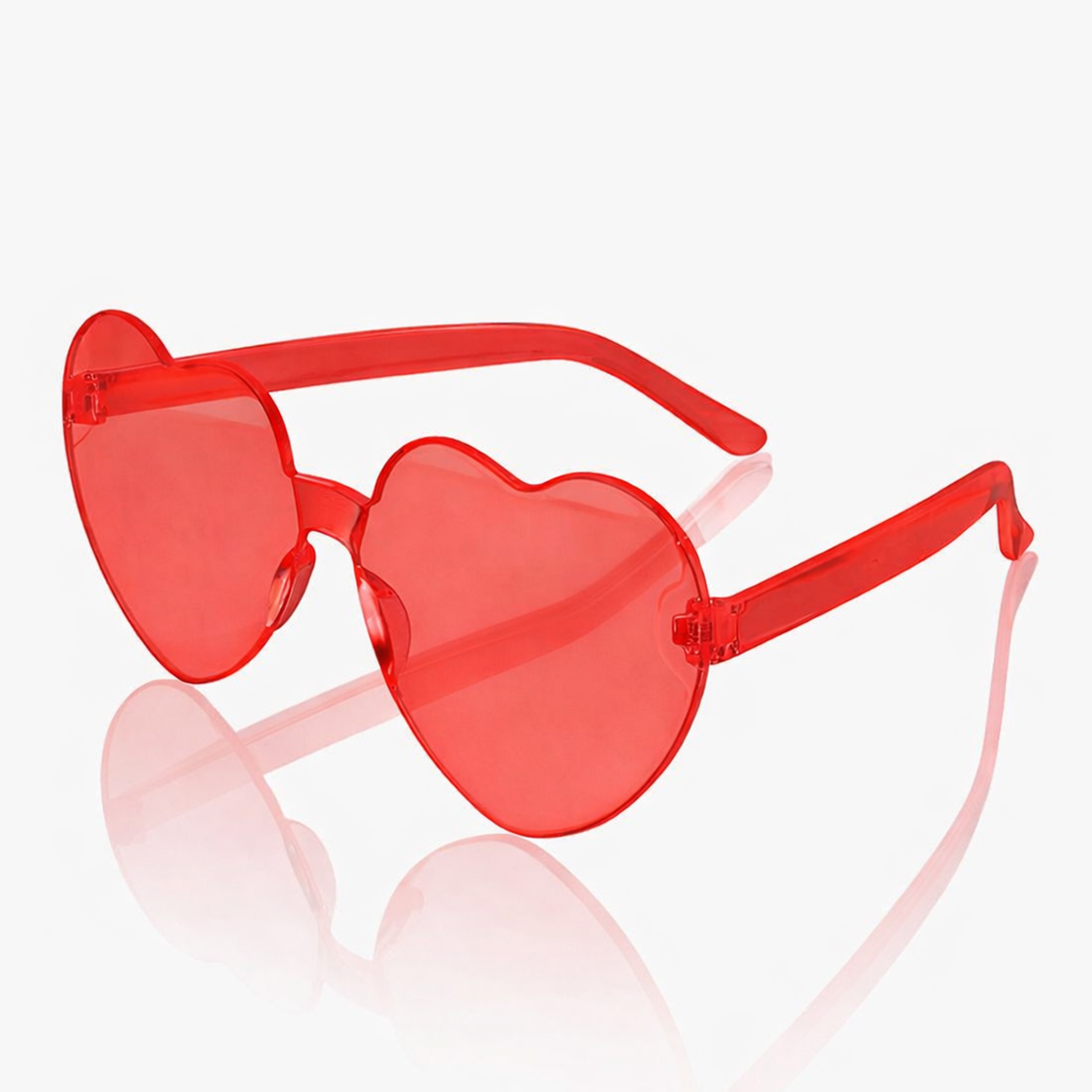 Unlit Red Heart Shaped Frameless Fashion Glasses All Products Unlit Red Heart Shaped Frameless Fashion Glasses All Products 3