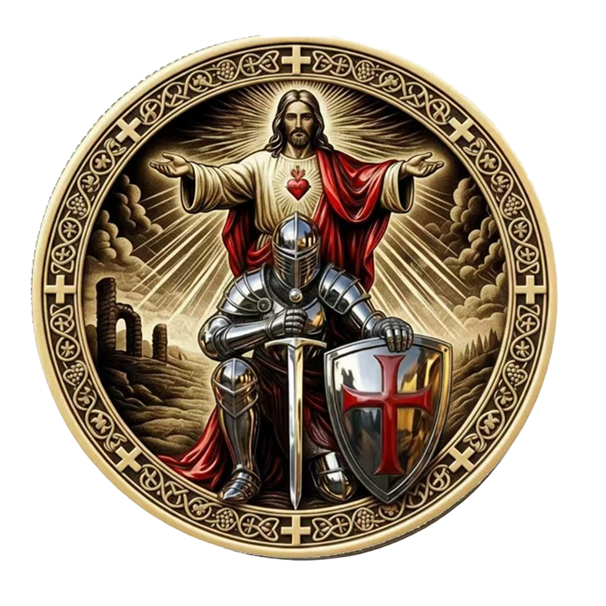 Warrior of Faith Challenge Gold Plated Coin All Products Warrior of Faith Challenge Gold Plated Coin All Products 4