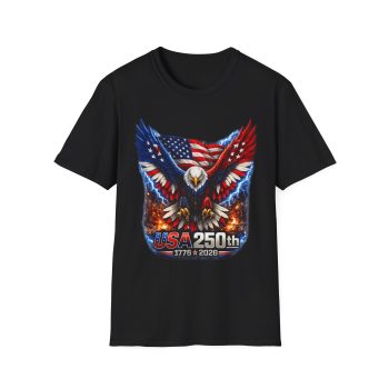 Patriotic Eagle T-Shirt — USA 250th 1776–2026 Anniversary 4th of July