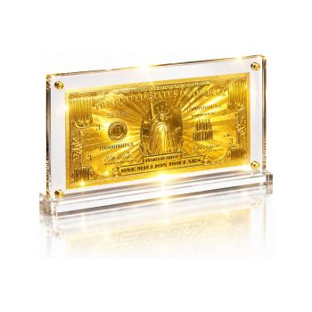 Million Dollar Bill with Acrylic Display Stand 4th of July
