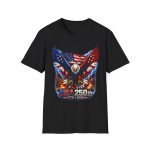 Patriotic Eagle T-Shirt — USA 250th 1776–2026 Anniversary