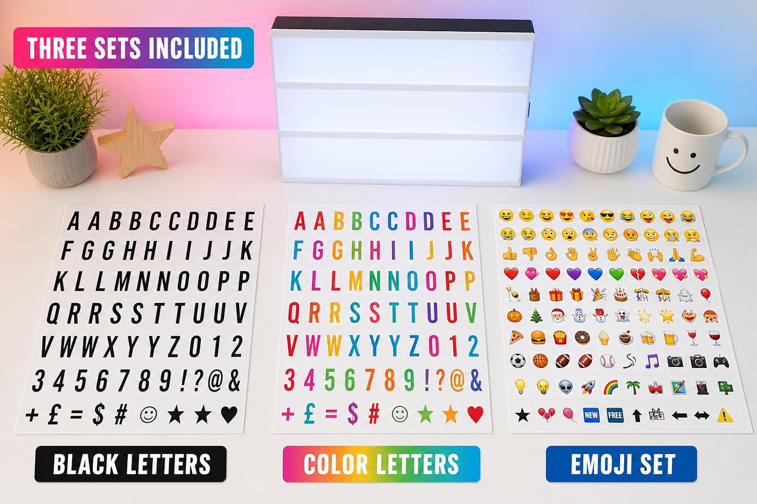 A4 RGB Color Changing LED Letter Cinema Lightbox with Remote All Products A4 RGB Color Changing LED Letter Cinema Lightbox with Remote All Products 2