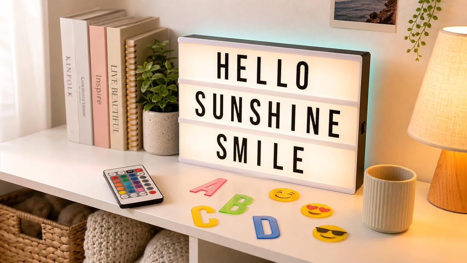 A4 RGB Color Changing LED Letter Cinema Lightbox with Remote All Products A4 RGB Color Changing LED Letter Cinema Lightbox with Remote All Products 3